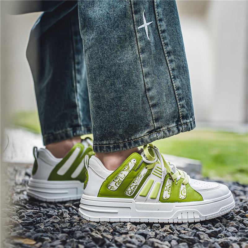 Pánské ležérní čtyřsezónní módní skateboardingové studentské pohodlné tenisky chlapecké trendy měkká podrážka prodyšné boty