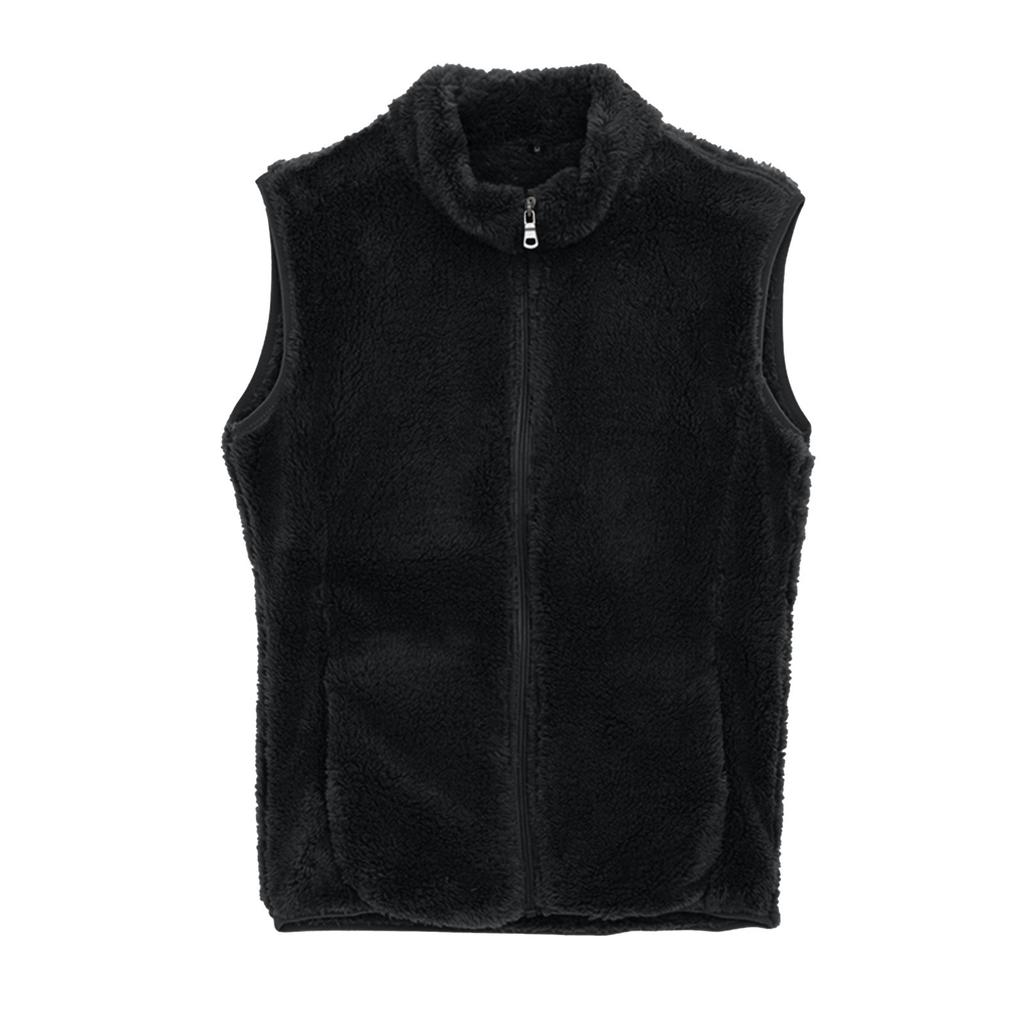 Women's Fashion /Winter Double,Face Fleece Thickened And Fluff Warm Vest