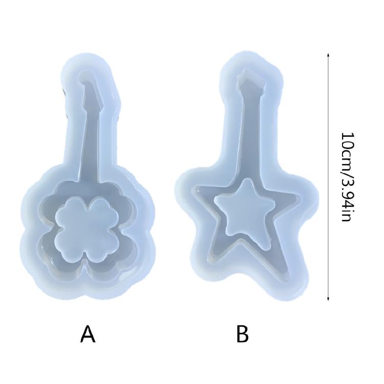 Gitarre Harz Shaker Füllstoff Quicksand Form Weiche Silikonform für DIY Schmuck