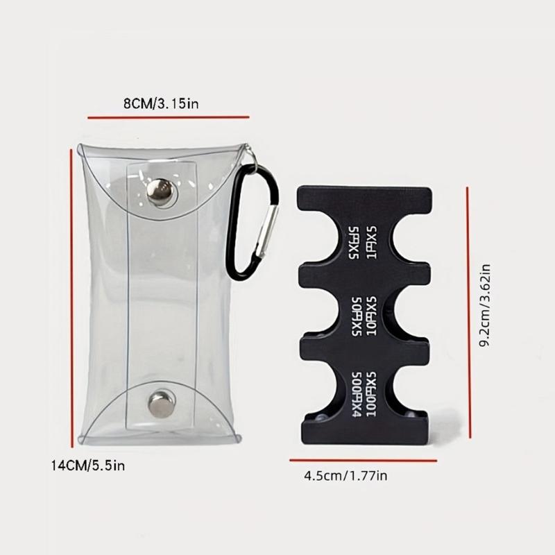 Portachiavi trasparente porta monete organizer porta monete portafoglio porta monete yen giapponesi portafoglio borsa porta soldi custodie per carte