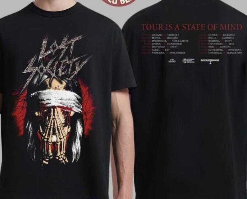 

Lost Society Spring 2026 Europe Tour Is A State Of Mind Schedule Dates Two Sided Unisex T-Shirt S