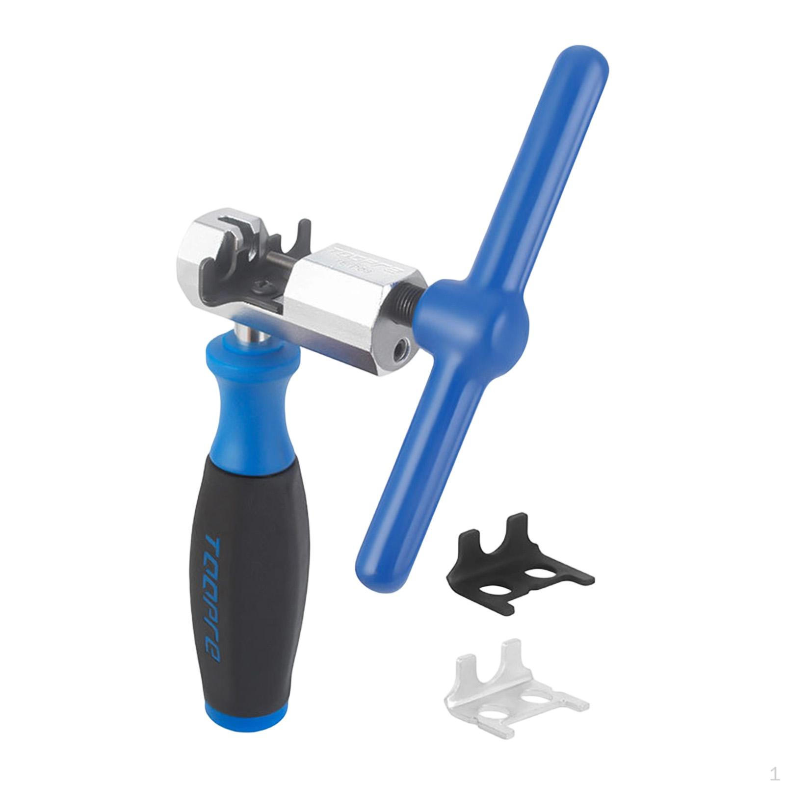 

Chain Tool, Riveter, Breaker, Link Remover Made of Metal with Rubberized Handle And