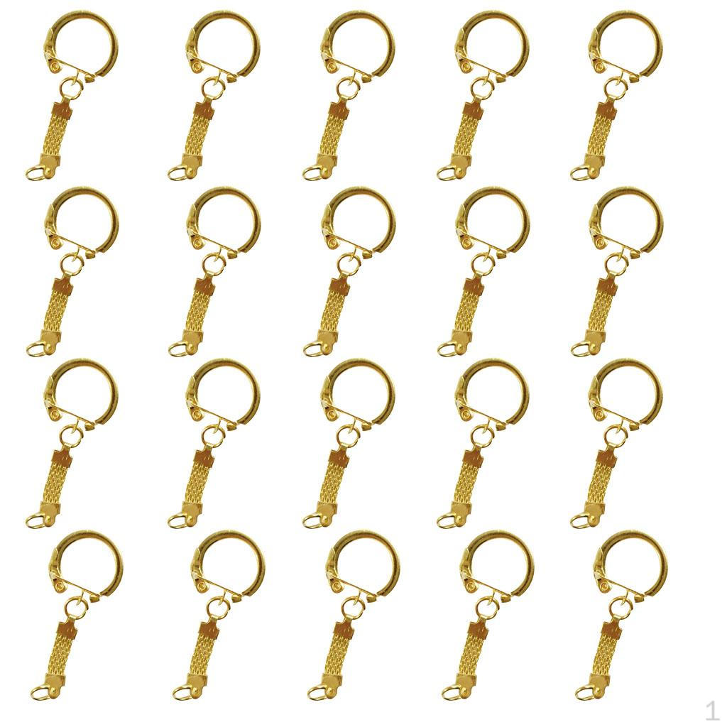 

20 круглых разъемных зажимов для ключей для дома