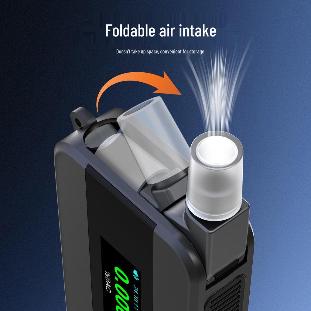 High-Precision Portable Electrochemical Breathalyzer for Professional Alcohol Testing