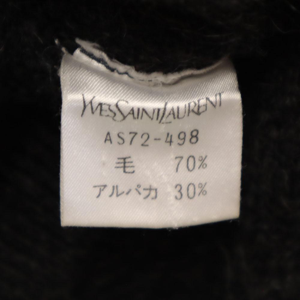 Yves Saint Laurent 90s Made In Japan Alpaca Blend Old Long Sleeve Sweater Men's Used
