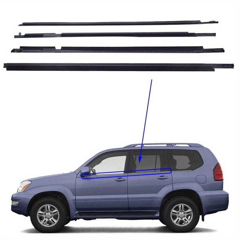 Weatherstrip Rubber Window Belt Moulding For LEXUS For GX470 2003-2009 75722-60080