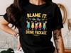 Blame It On The Drink Package Shirt, Funny Cruise Squad 2026 Tee, Alcohol Vacation Top, Girls Trip Matching Gift, Cruise Holiday Vacation