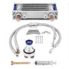 1 set Răcitor de ulei de motor pentru motociclete Kit de sistem de radiator de răcire a uleiului pentru Honda CB CG 100CC-250CC Răcitor de ulei de motor fierbinte