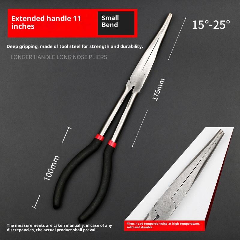 High Quality Multifunctional 1Pc Fishing Pliers Curve Straight Long Handle Carbon Steel Gripper Diy Manual Tool