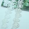 New White Unilateral Water-Soluble Polyester Lace Hollow Embroidery Lace Clothing Laying Material