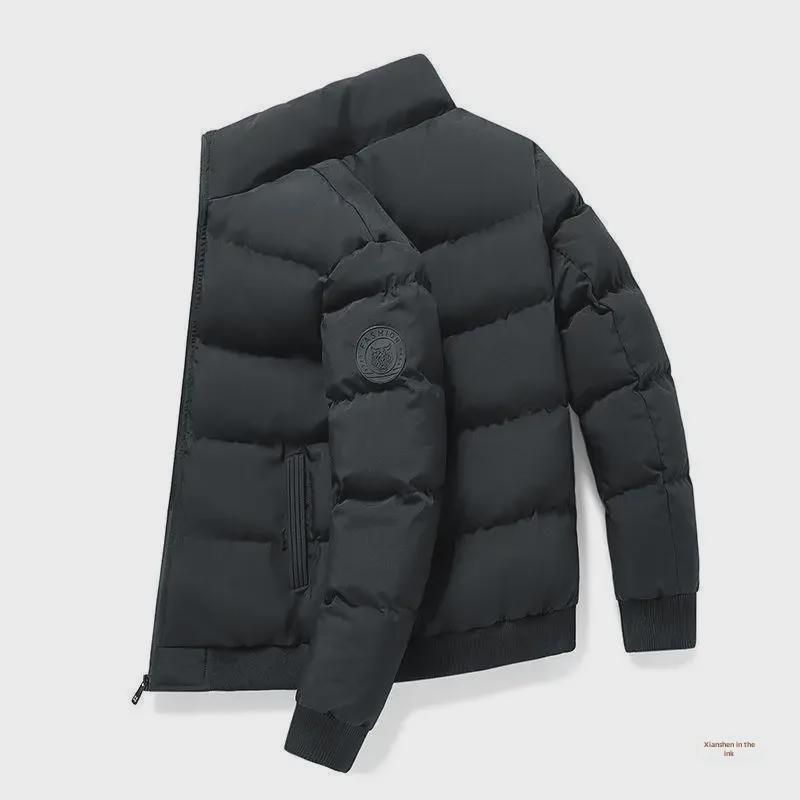 Giacca invernale da uomo con piumino spesso - Stile giovanile, casual e alla moda, cappotto in cotone coordinato