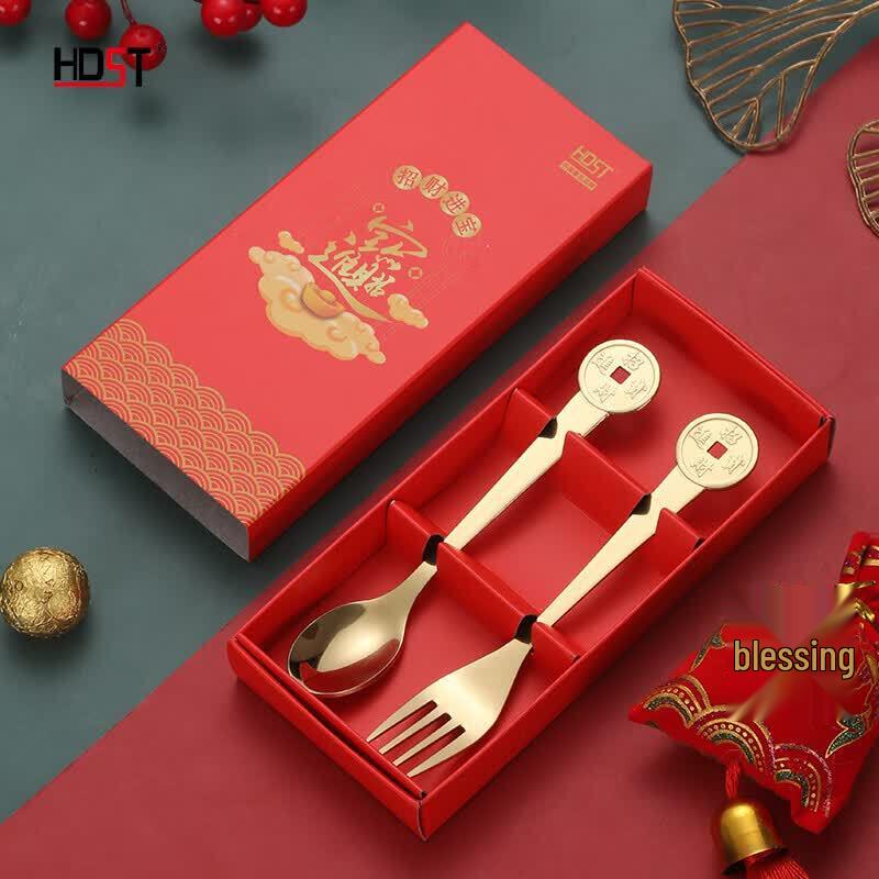Stainless Steel Fork and Spoon Set