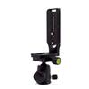 Quick Release Camera Tripod Head Stabilizer Slider Base with Macro Plate & Mount Extension