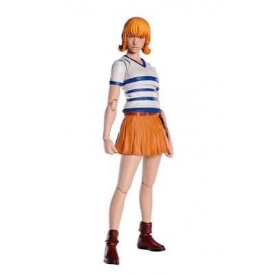 SHFiguarts Nami (Eine Netflix-Serie: EIN STÜCK) Ca.. 150 mm große, bewegliche Figur aus ABS und PVC, bemalt
