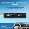 Tempered glass Screen protector For Kia EV3 2024 2025 12.3 inch car gps Navigation and Dashboard displayScreen anti-scratch film