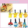 Pokemon Pikachu Charmander Squirtle Bagagebricka Gengar Charmander Squirtle Silikon Resebricka För Resenärer