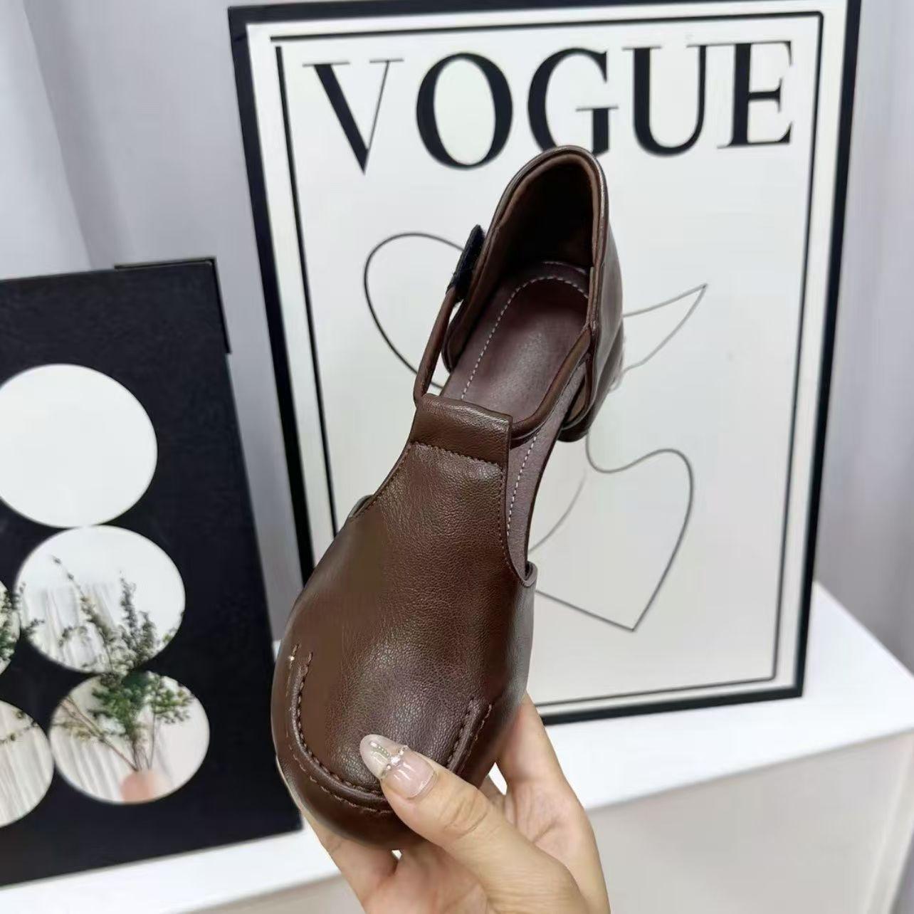 

Niche retro platform open-toed sandals for women s summer wear 2025 new high-heeled small people show height and soft soles are not tired of feet 40