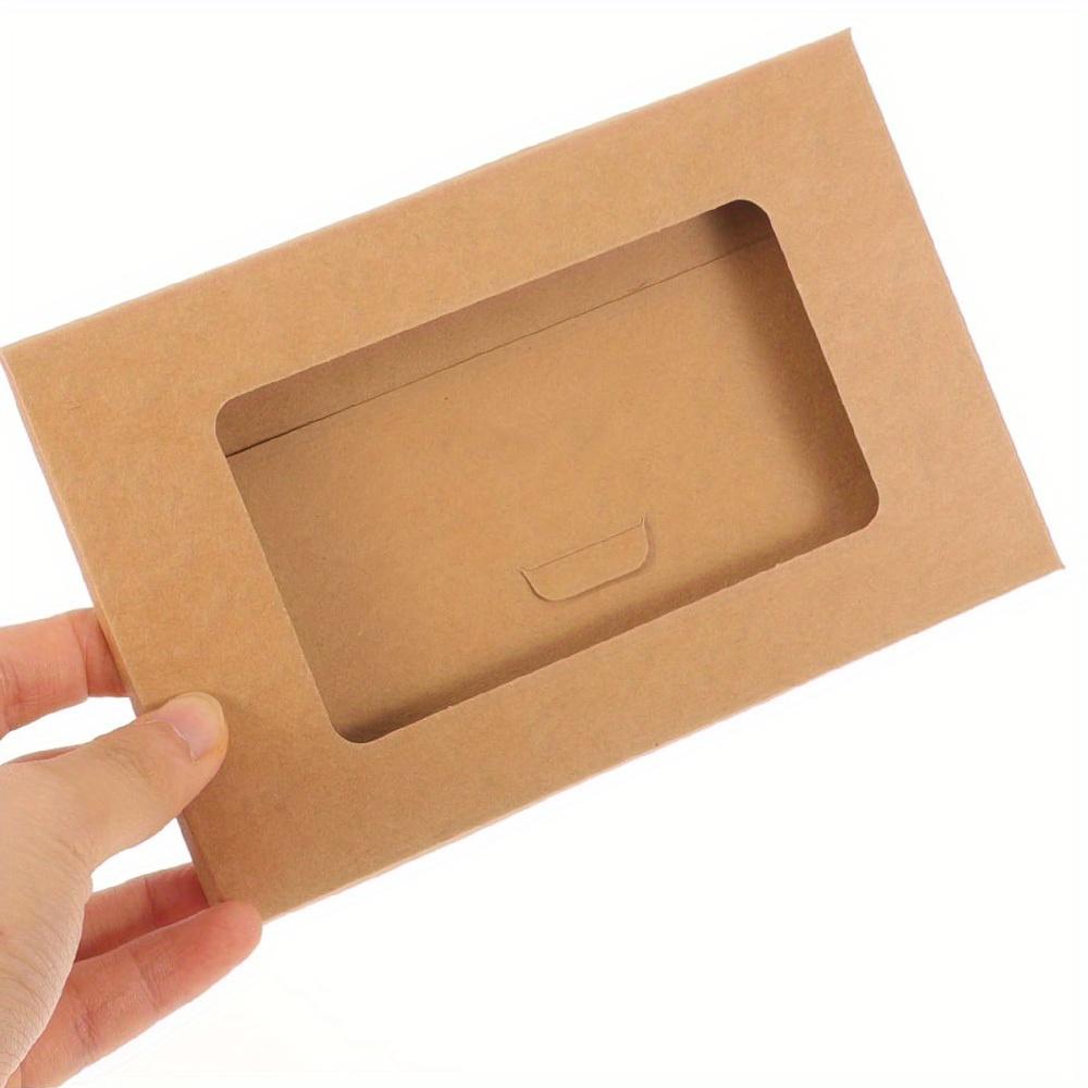 1Set/50pcs Window Envelope Carton Envelope Wrapping Box Paper Envelope Box Envelope Carton Envelope Box
