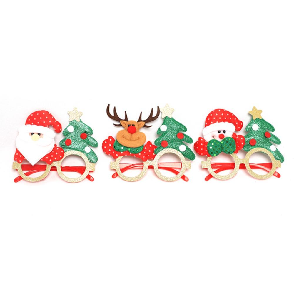 Funny Gift Party Adults Cute Santa Children's Glasses Elk Glasses Christmas Decorations Photo Prop