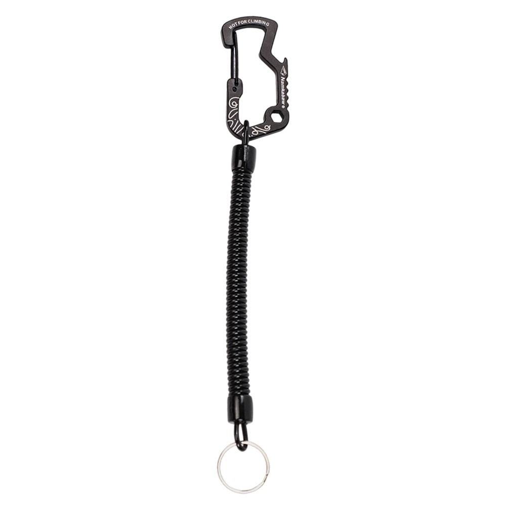 1/2/5pcs Anti-lost Outdoor Retractable Spring Elastic Rope Fishing Lanyards  for Camping Hiking