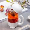 New Style Mugs,Tea Strainer Cat Monkey Tea Infuser Cup Grasses Mug Teapot Teabags for Tea Coffee Filter Drinkware Kitchen Tools