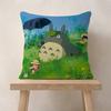 Cartoon Cute T-Totoroes Double-sided Cushion Cover Car Throw Pillow Case For Sofa Car Christmas Gift