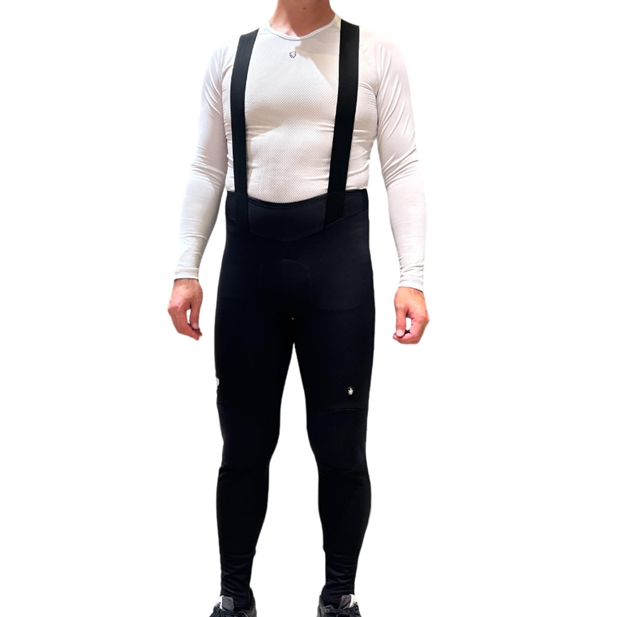 

Lion de Kapelmuur EVO2 Windshield Bib Size Cycling Pants Tights, Black, M, Autumn/Winter (0°C-10°C) чёрный