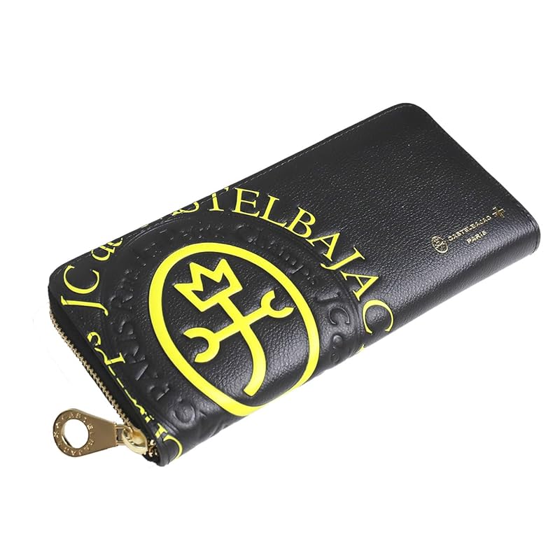 

[Castelbajac] round zipper long wallet With coin purse comet 046602 yellow