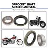 Kit Distanziale e Paraolio Albero Pignone Moto Adatto Per Harley BigTwin Shovelhead Evo FX FXD FXR FXST FL FLT FLST 1970-1998 24002-70