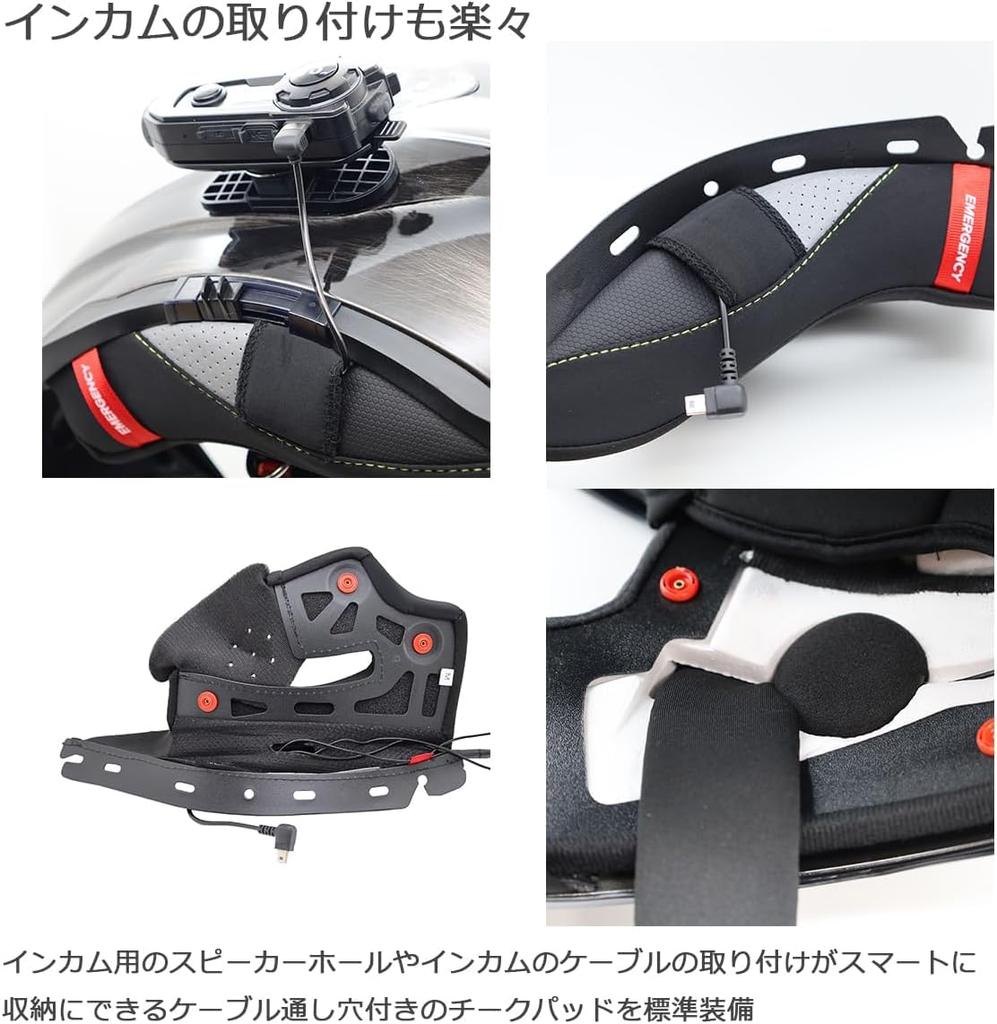 TEITO FF922 Hairline Scratch Black Motorcycle Full Face Helmet with Inner Visor SG Standard PSC Compatible with All Displacements XL Size