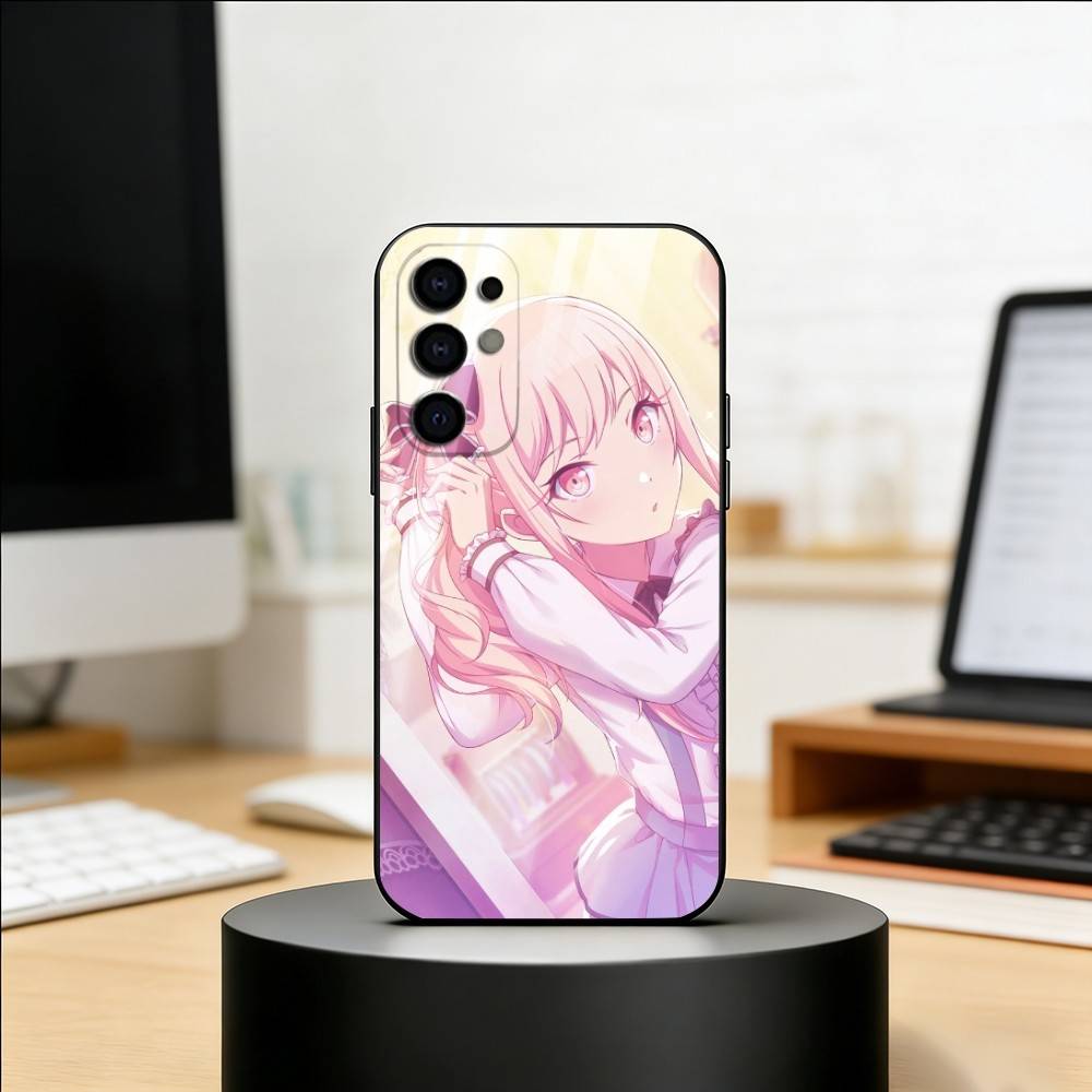 P-Project S-SEKAI Mizuki Akiyama Phone Case For Samsung S25,S24,S21,S22,S23,S30,Ultra,S20,Plus,Fe,Lite,Note,10,Black Cover