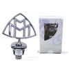 Coprimozzo Ruota Auto Emblema Volante Guscio Adesivo Emblema Cromato Per Cofano Maybach Supporto a Piedi Logo S500 S600 V12 Parafango Laterale Emblema Baule