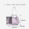 Commuter Wide Shoulder Strap Premium Simple Shoulder Bag Large Capacity Tote Niche Leather Messenger Women's Bag Bucket Bag 2025