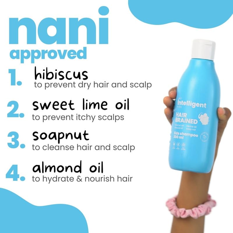 TuCo Kids Combo Pack - Mild Shampoo for Soft & Smooth Hair (300ml), Body Lotion & Body Wash (100ml each), SLS & Paraben free (Age: 4+)