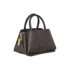 COACH Artificial Leather One Shoulder Handbag Small Women's Brown & Black CO966-IMAA8
