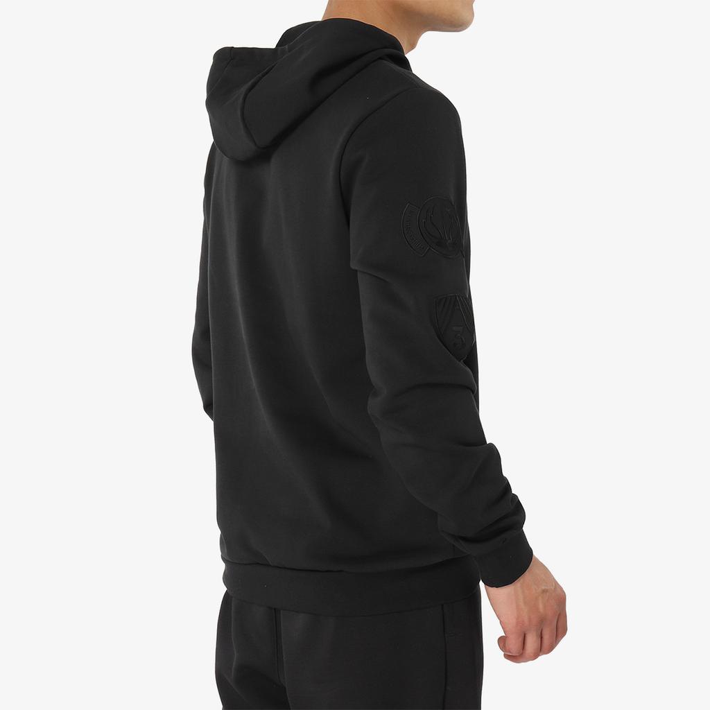 Adidas Neo Logo Print Hoodie Pullover Men Hoodies Black DX0053