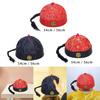 Asian Hat with Decorative Ponytail for Costume Events