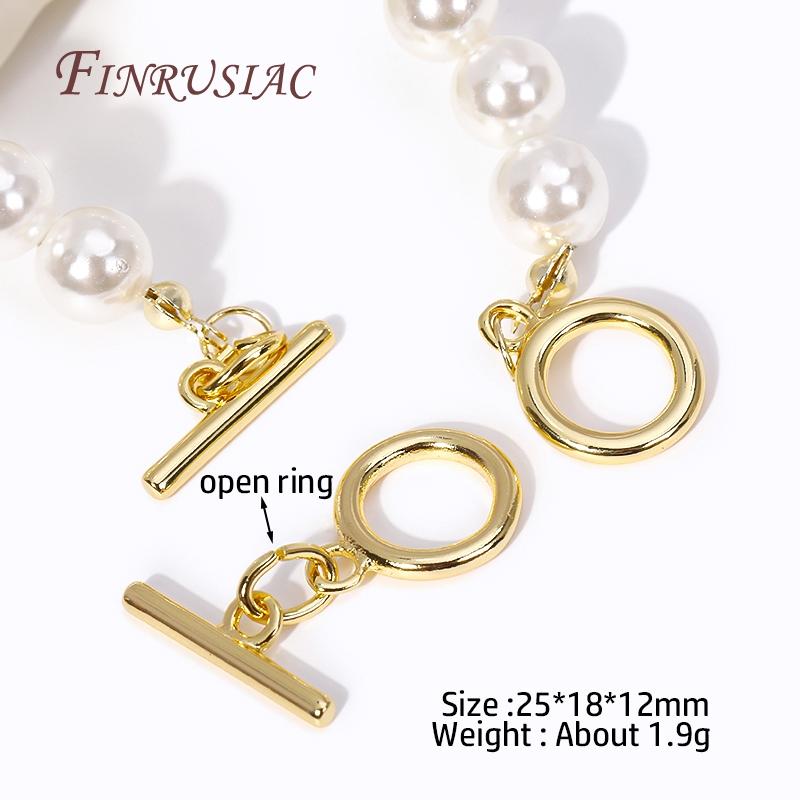 

Multi Styles High Quality Brass Toggle Clasps 18K Gold Plated Bracelet Connect Clasps DIY Jewelry making Supplies OT Clasps 1 Piece