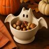 Versatile Storage Bowl 3D Printed Halloween Ghost Bowl, Trick or Treat Snack Candy Decor Serving Decorative Tray Dish, Party Supplies Tableware