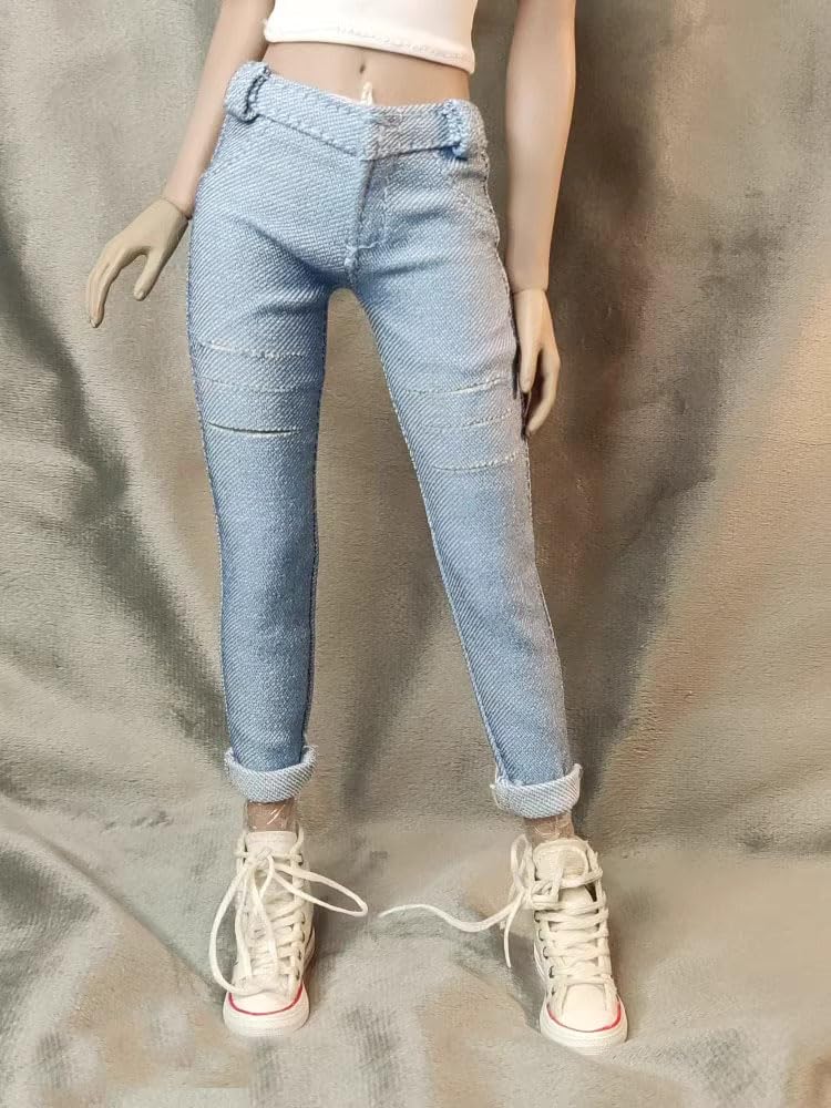 16 Scale Jeans + Short Sleeve Top (body, Head, Shoes, Etc. Not Included)