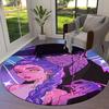 1pc Vibrant Fantasy Couple Round carpet, Made of Polyester,Perfect for Decorating Office Chairs, Living Rooms,fplt110