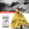 Foil Emergency Blanket Lightweight Waterproof Survival Blanket Insulation Lifesaving For Hiking Outdoor For Travel Hunting