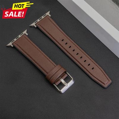 Kožený pásek pro Apple Watch Band Ultra 3 49mm 11 10 9 8 7 46 45 41mm Vysoká kvalita pro IWatch Series 6SE54 44 40mm Correa