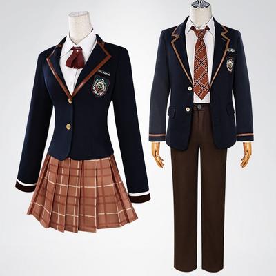 Anime Rafayel Zayne Cosplay Costume Love Deepspace Heroine British Fashion Style School Uniform Coat Man Woman Campus Set