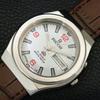 JAPAN VINTAGE RICOH R31 AUTOMATIC MENS WHITE COLOR DIAL WATCH a707716-1
