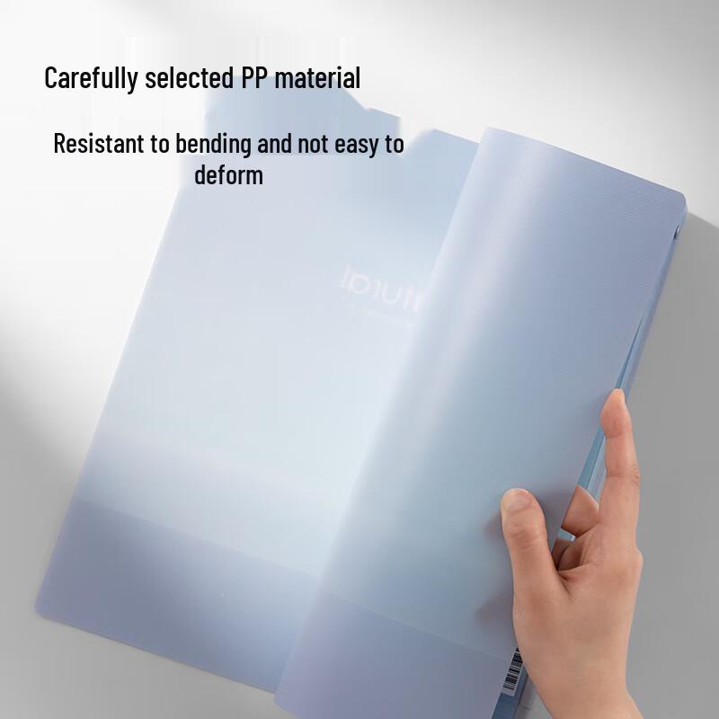 Deli A4 4-Ring Loose-Leaf Folder