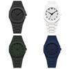 Orologio Moderno Ottagonale in Plastica da Uomo con Movimento al Quarzo Stile Casual