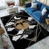 1PC Dragon Under Moon In Clouds Pattern Rug Carpets for Bedroom Living Room Sofa Mat Creative Door Mat Cloakroom Home Decor