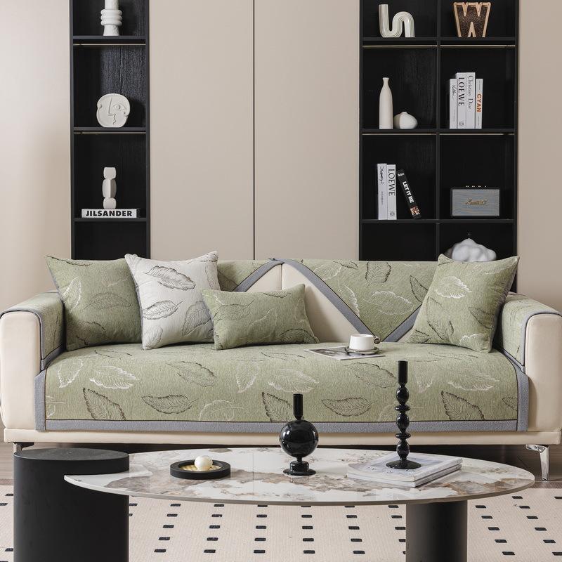 Chenier Sofa Cushion Is Universal In All Seasons  New Light Luxury High-End Seat Cushion Non-Slip Sofa Cover Cover Cloth