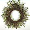 Artificial Olive Wreath Nature Rattan Branch Greenery Wreath for Front Door Wall Decoration 50CM Diameter